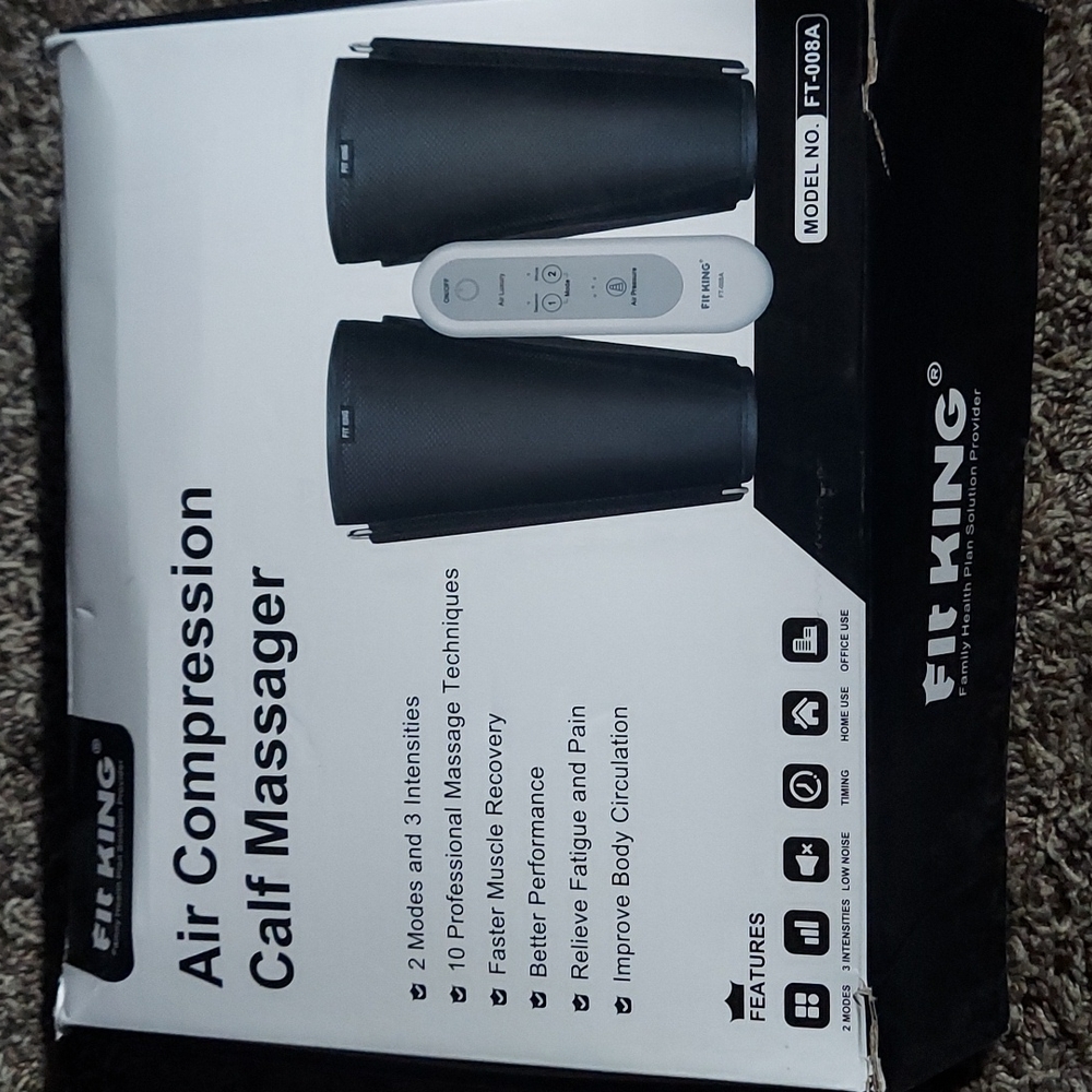 FIT KING AIR COMPRESSION CALF MASSAGER LIKE NEW